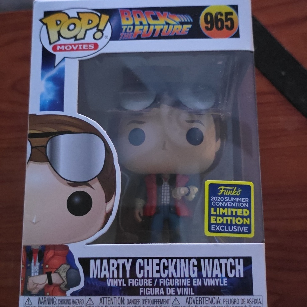 Funko Pop Marty with Red Jacket and Blue Jeans